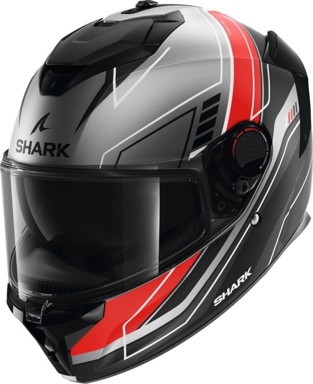 Мотошлем SHARK SPARTAN GT PRO TORYAN MAT Antracite/Red/Black