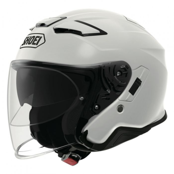 Шлем открытый Shoei J-Cruise II Plain белый глянцевый