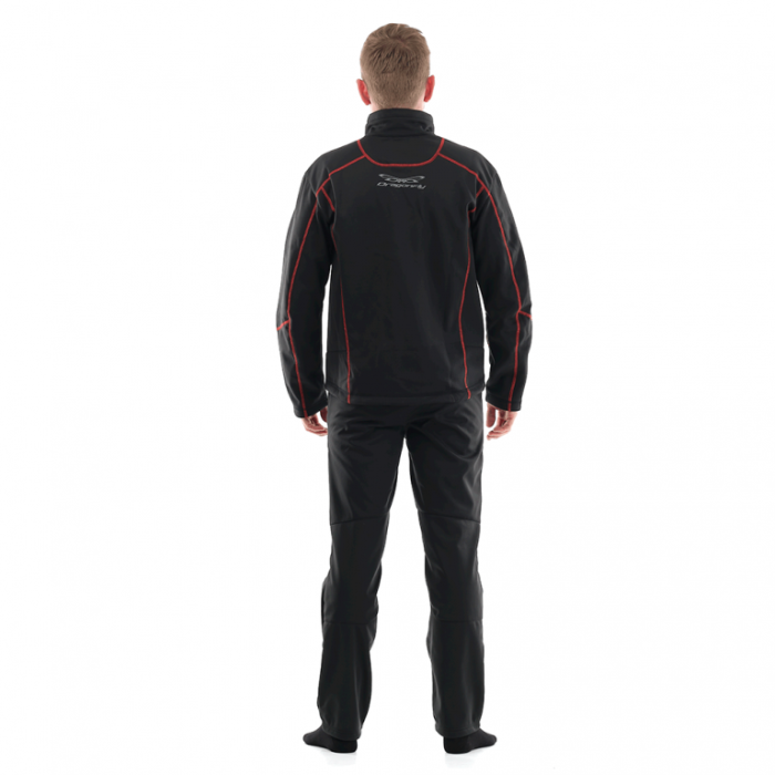 Куртка Dragonfly Explorer Black-Red мужская Softshell