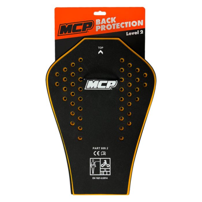 Мотозащита спины MCP Memory Level 2 черно-желтый