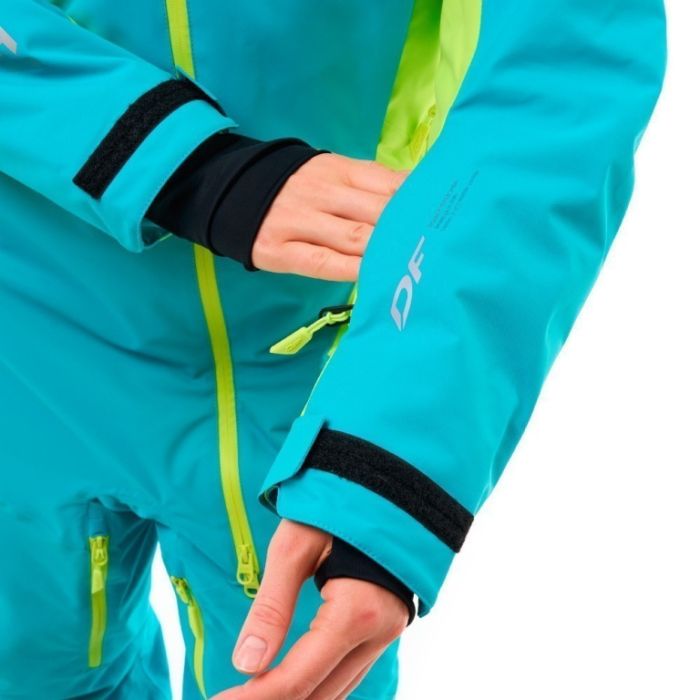 Комбинезон Dragonfly Gravity 2.0 Woman Dark Green - Lime