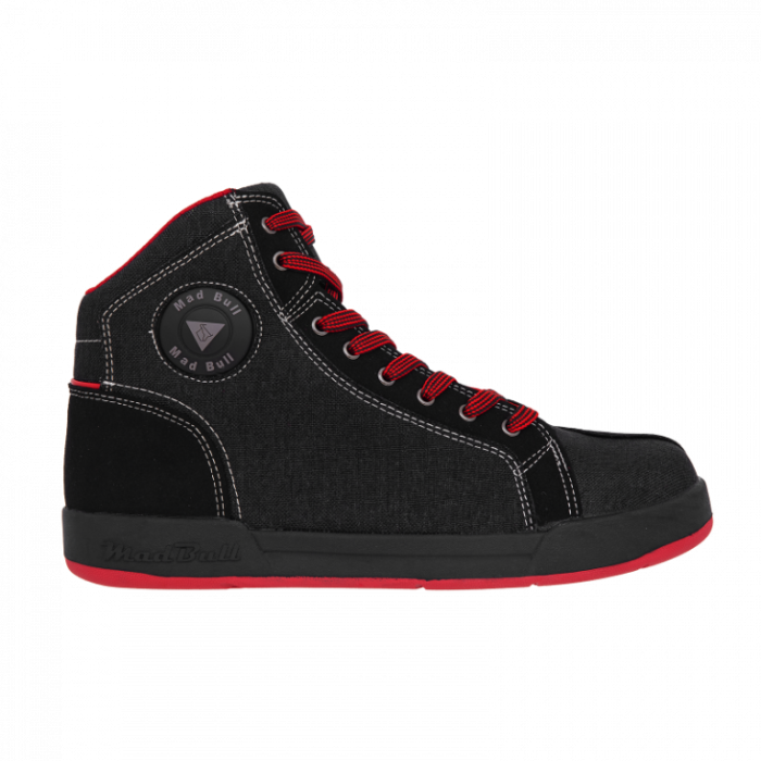 Мотокеды MadBull Sneakers Black/Neon Red