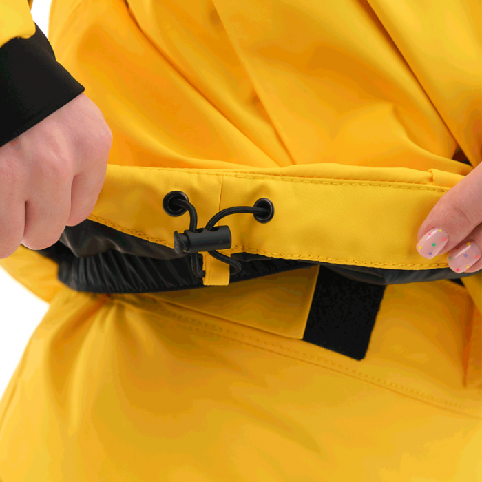 Куртка горнолыжная утепленная Dragonfly Gravity Premium Woman Yellow-Dark Ocean