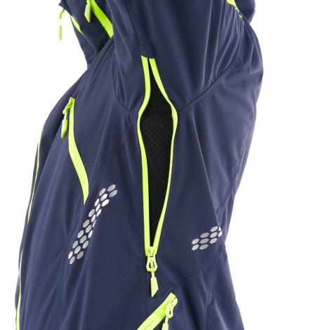 Снегоходный комбинезон Dragonfly Extreme 2.0 MAN Blue-Yellow Fluo Snowbike