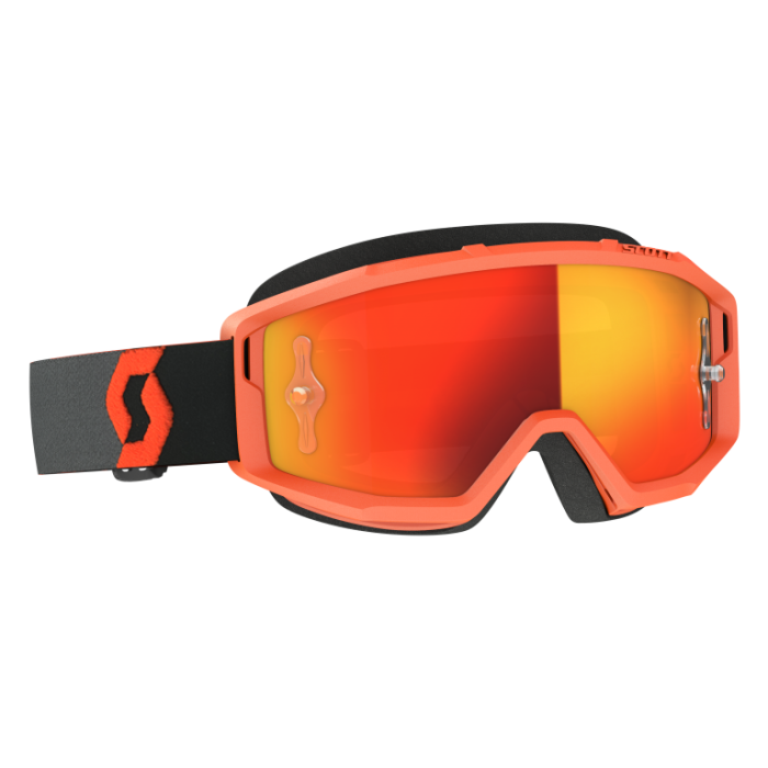 Маска Scott Primal, orange/black orange chrome works