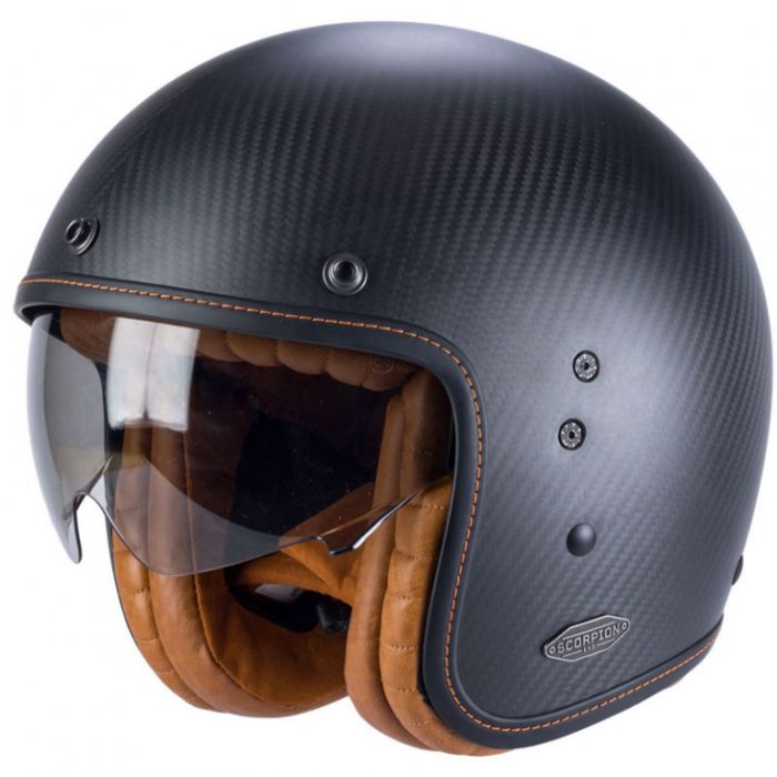 Мотошлем SCORPION EXO BELFAST EVO CARBON SOLID Карбон