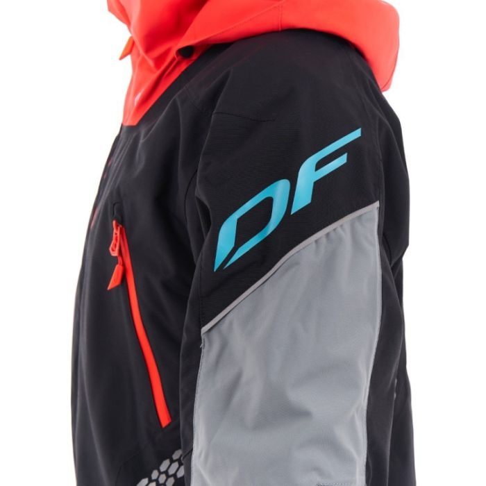 Комбинезон Dragonfly EXTREME 2.0 Man Black - Red - Grey 2024 Утепленный (100)