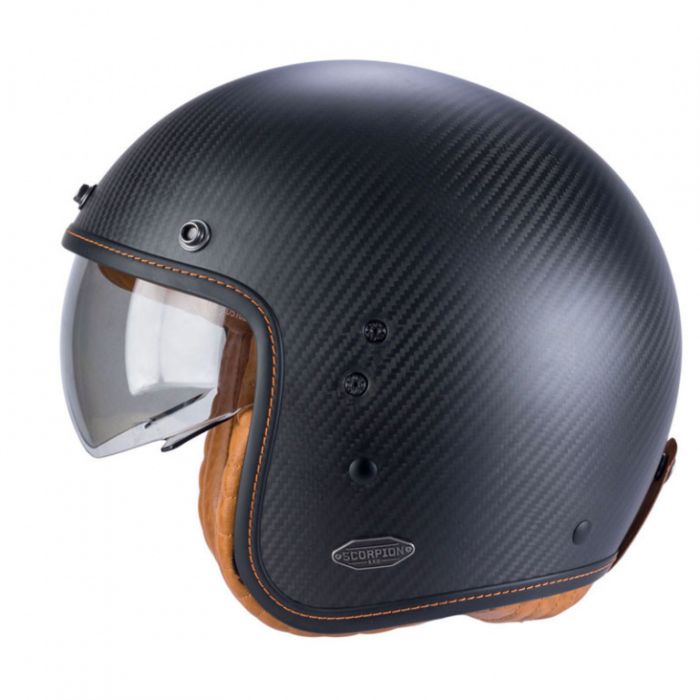 Мотошлем SCORPION EXO BELFAST EVO CARBON SOLID Карбон