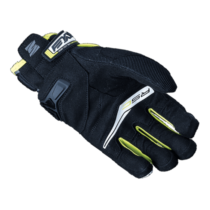 Мотоперчатки Five RS-C Glove white/fluo yellow
