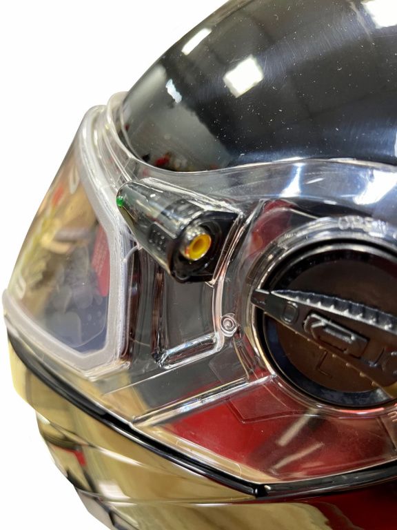 Снегоходный шлем модуляр с электростеклом LS2 FF325 Strobe Electric Snow черный.