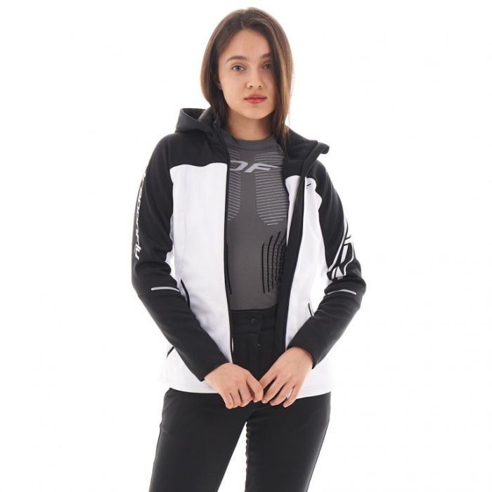 Куртка женская с капюшоном Dragonfly Explorer 2.0 Black and White