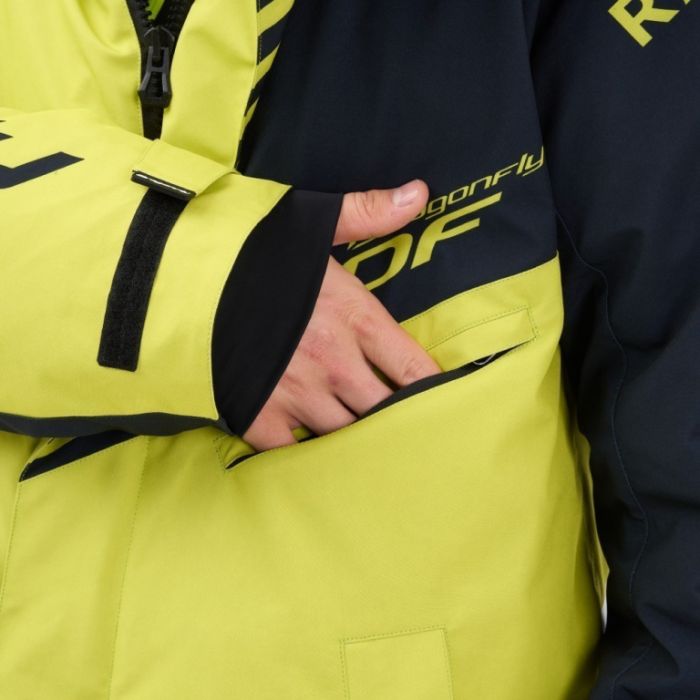 Плащ зимний Dragonfly RACE COAT Man Lime-Black 2025