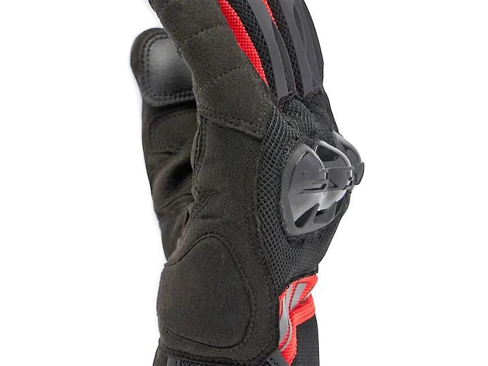 Перчатки Dainese Mig 3 Air Tex Black/Red-lava
