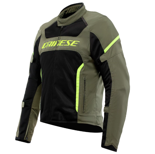 Куртка текстильная Dainese Air Frame 3 Army Green/black/fluo Yellow