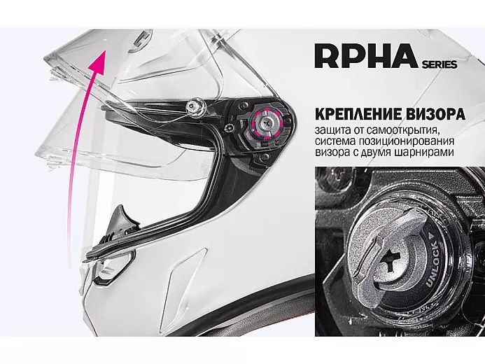 Мотошлем интеграл HJC RPHA1 Black Matt