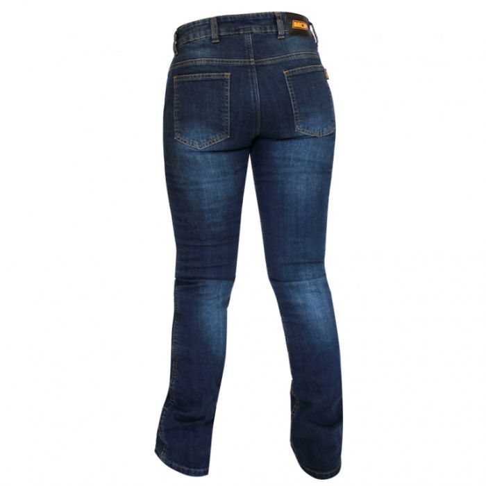 Мотоджинсы женские MCP Perfect, Светлый синий потертый