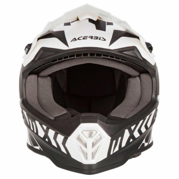Шлем Детский Кроссовый Acerbis Impact Steel kid, белый/черный