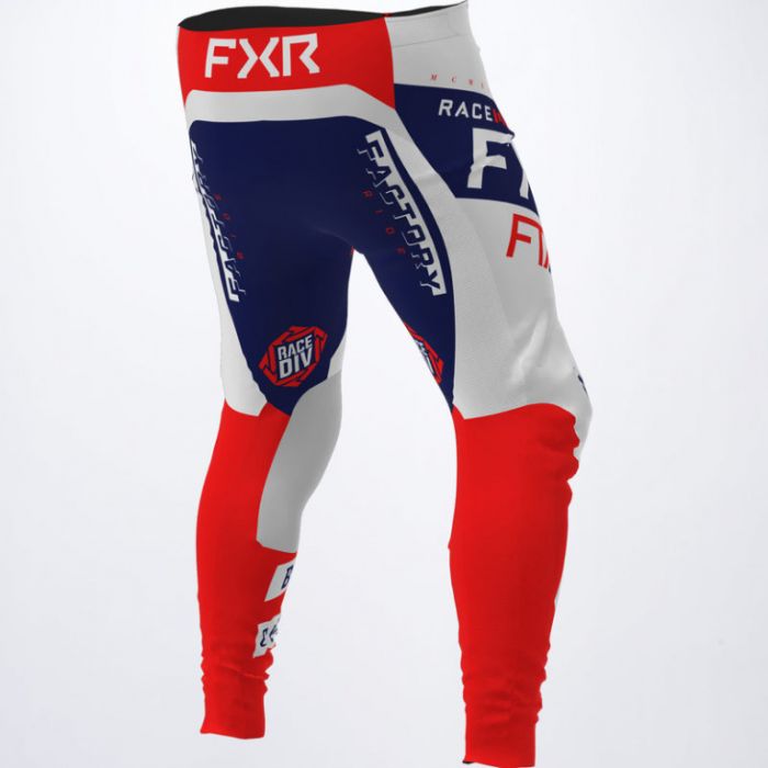 Брюки FXR Podium Gladiator MX Pant 22 White/Red/Navy