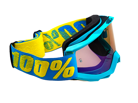 Очки кроссовые 100% Strata MX, light blue