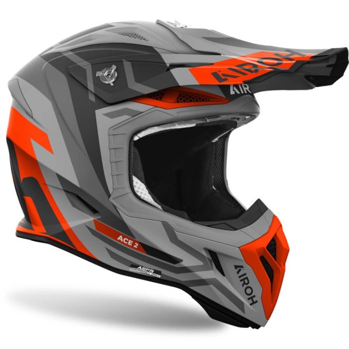 Мотошлем Airoh Aviator Ace 2 Ground Orange Matt