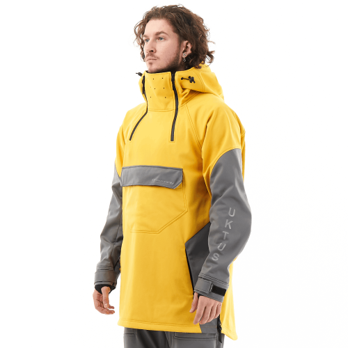 Dragonfly Куртка-анорак сноубордическая UKTUS Man Yellow-Grey