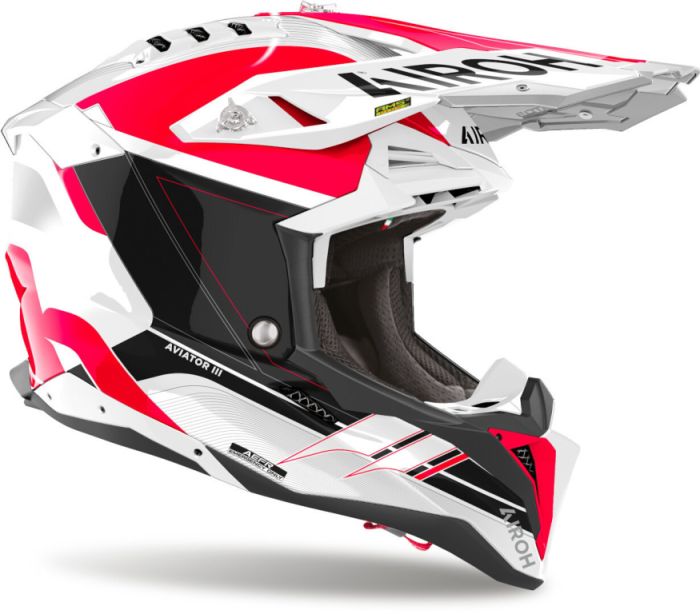 Мотошлем Airoh Aviator 3 Saber Red Glossy