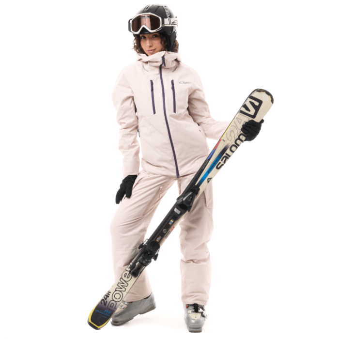 Куртка горнолыжная утепленная Dragonfly Gravity Woman Light Grey