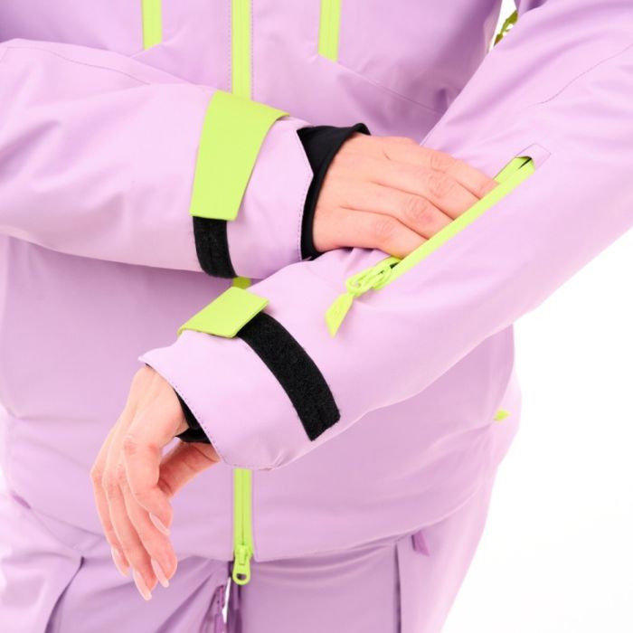 Куртка горнолыжная утепленная Dragonfly Gravity Woman Purple - Lime