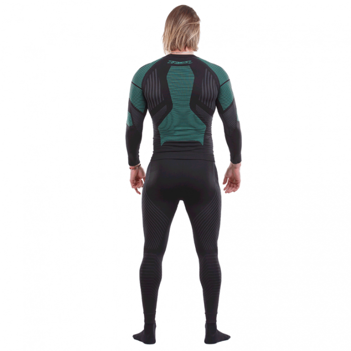 Термофутболка Dragonfly 3D Thermo Green с длинным рукавом
