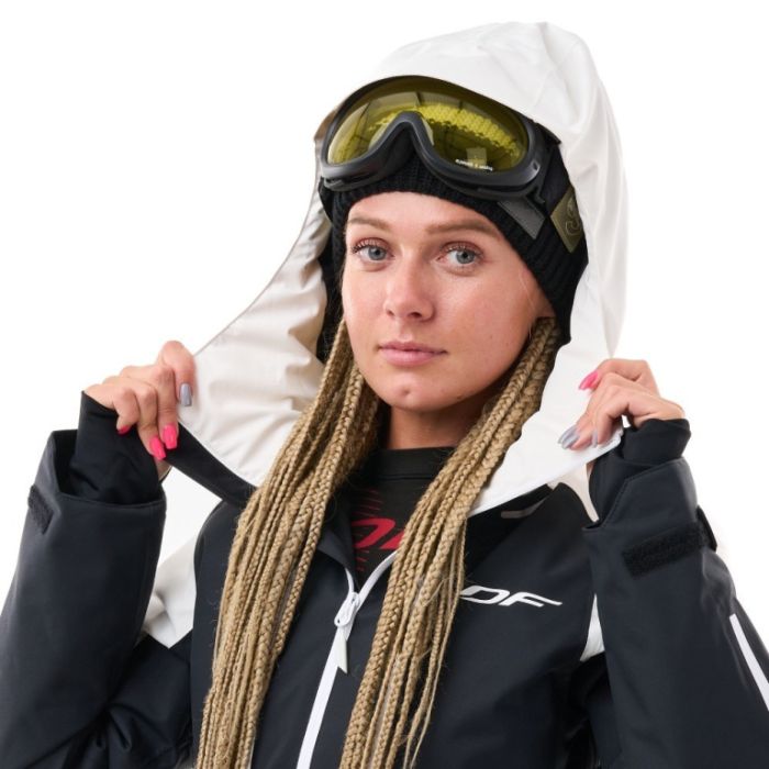 Куртка горнолыжная утепленная Dragonfly Gravity Woman White Snow - Black