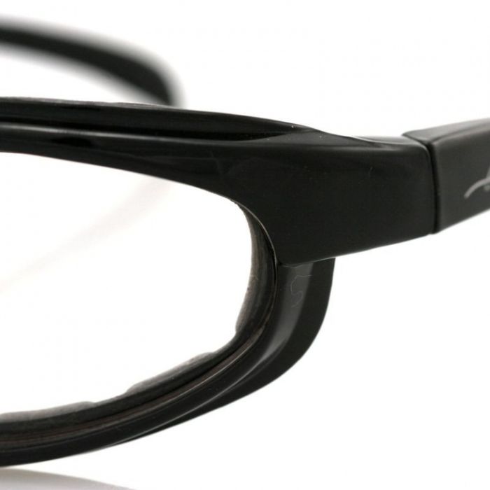 Очки Bobster Fat boy Photochromic, фотохромные линзы, цвет оправы черный, дымчатые линзы