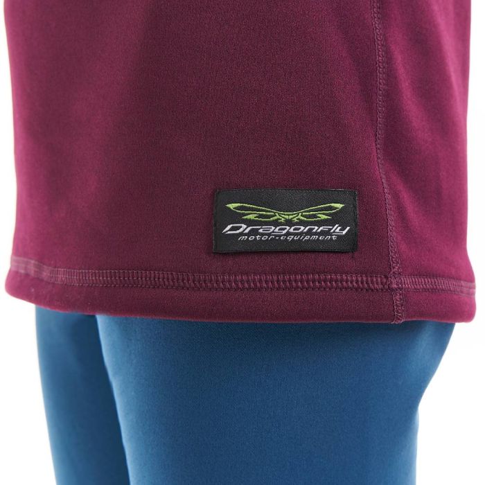 Детское Термобелье зимнее с высоким воротом Dragonfly Bordo - Deep Blue