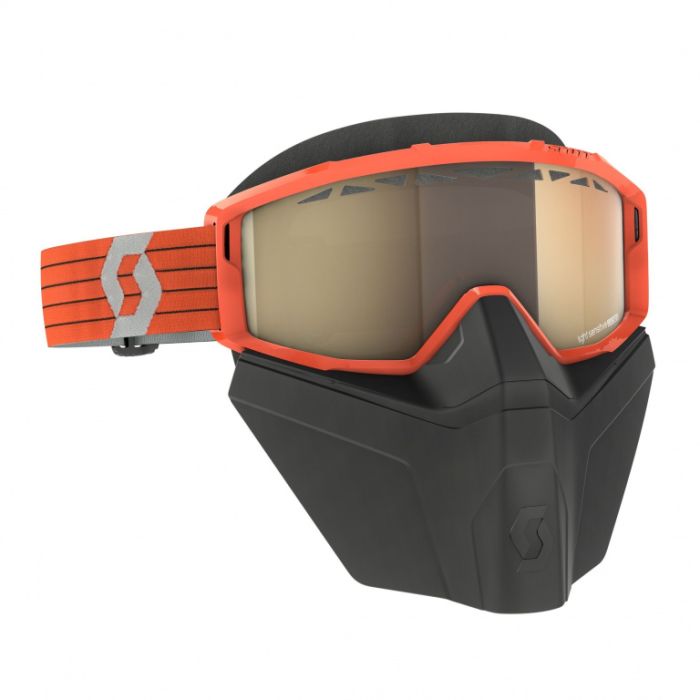 Очки SCOTT Primal Safari Facemask LS orange/grey light sensitive bronze chrom