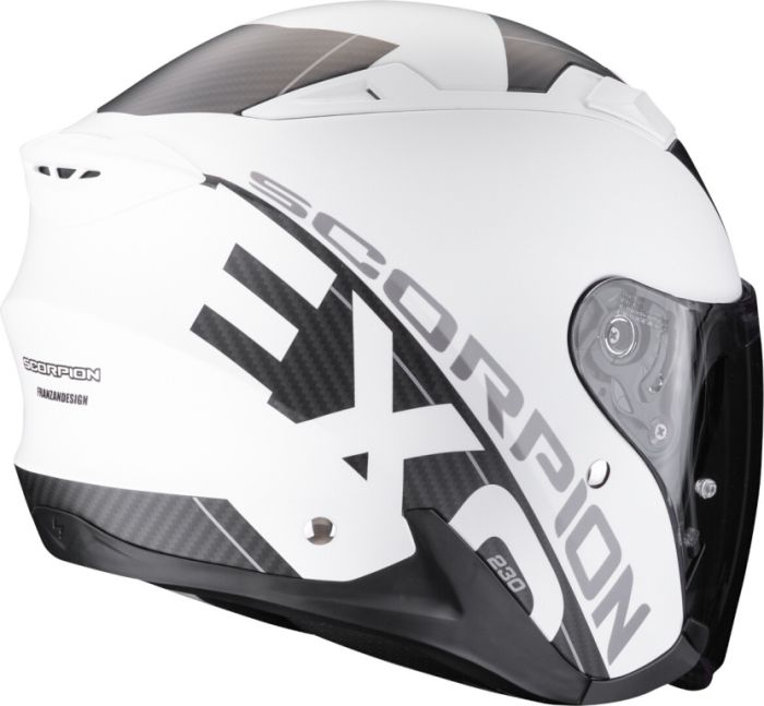 Мотошлем SCORPION EXO EXO-230 QR Белый Матовый/Черный