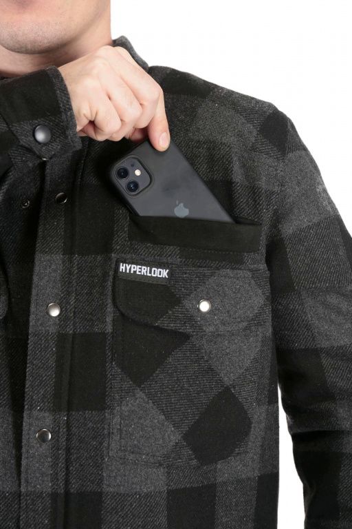 Рубашка Hyperlook Hennessy серая