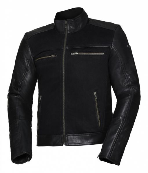 Куртка кожаная IXS Classic LT Jacke Jimmy, чёрная