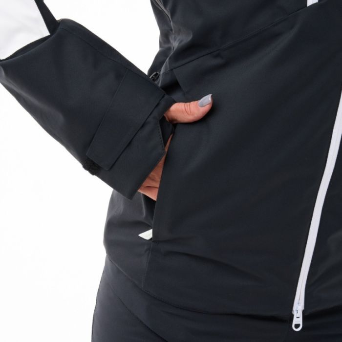Куртка горнолыжная утепленная Dragonfly Gravity Woman White Snow - Black