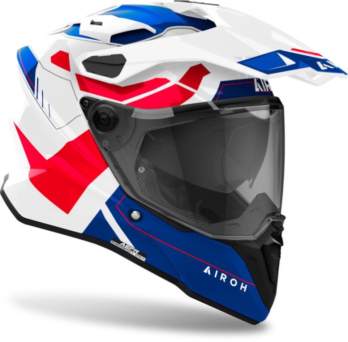 Шлем Airoh Commander 2 Reveal Blue/red Gloss