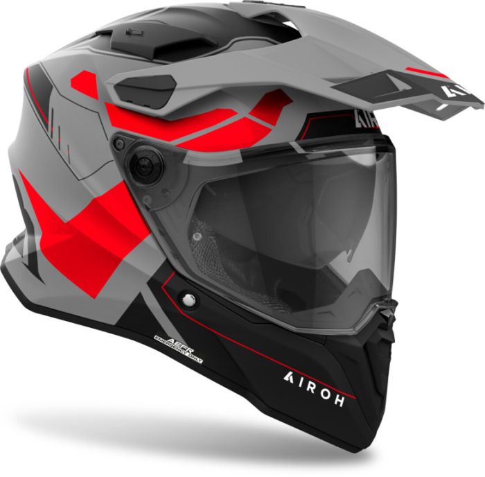 Шлем Airoh Commander 2 Reveal Red Fluo Matt