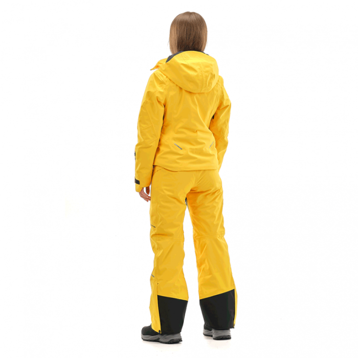 Куртка горнолыжная утепленная Dragonfly Gravity Premium Woman Yellow-Dark Ocean