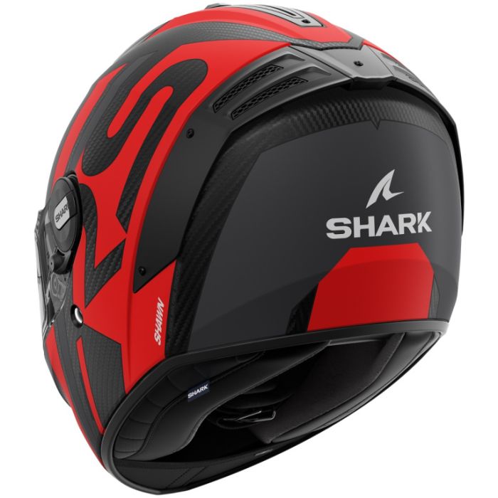 Шлем SHARK SPARTAN RS CARBON SHAWN MAT Black/Anthracite/Red
