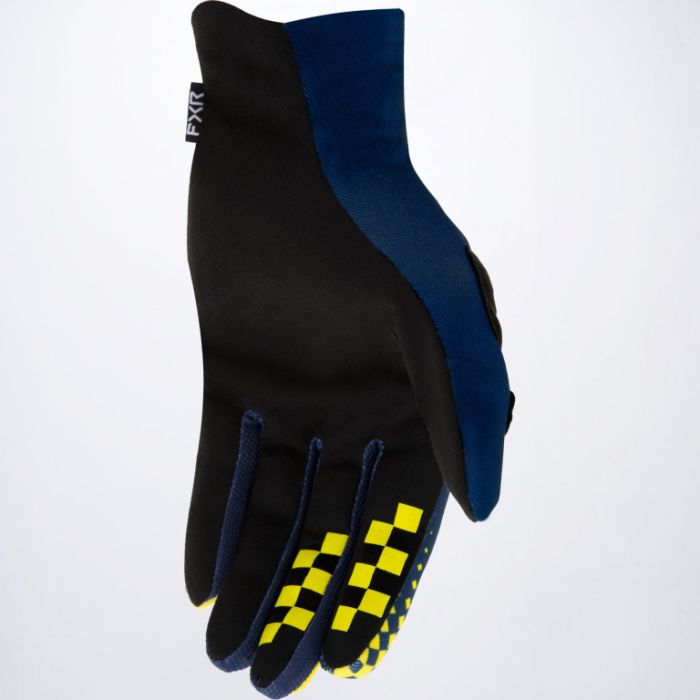 Перчатки FXR MX Pro-Fit Lite MX Glove 22 Midnight/White/Yellow