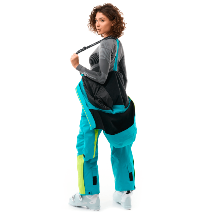Комбинезон Dragonfly Gravity 2.0 Woman Dark Green - Lime