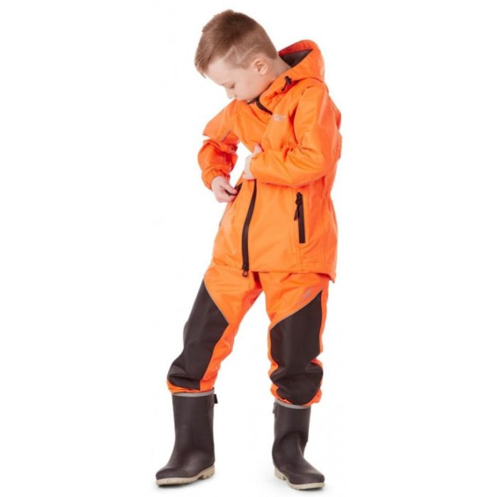 Дождевой детский комплект Dragonfly Evo Kids (куртка,штаны) Orange