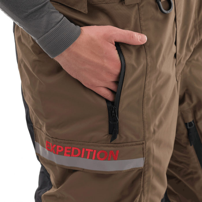 Снегоходные штаны Dragonfly Expedition Brown-Red 2020