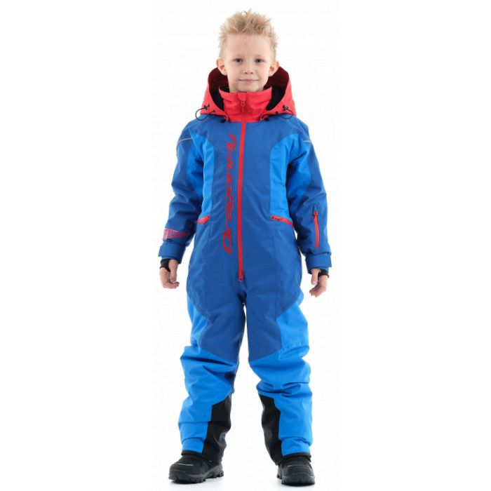 Зимний детскийи комбинезон Dragonfly Junior Gravity Blue-Red
