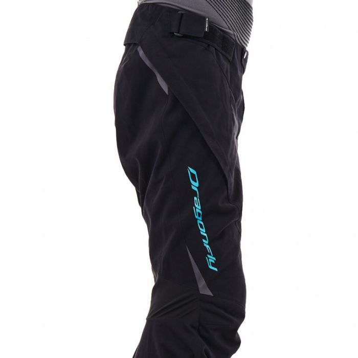 Штаны Эндуро Dragonfly FREERIDE DF Black - Blue 2023