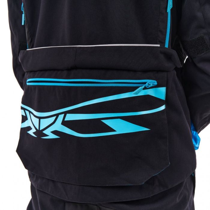 Куртка Эндуро Dragonfly FREERIDE DF Black - Blue 2023