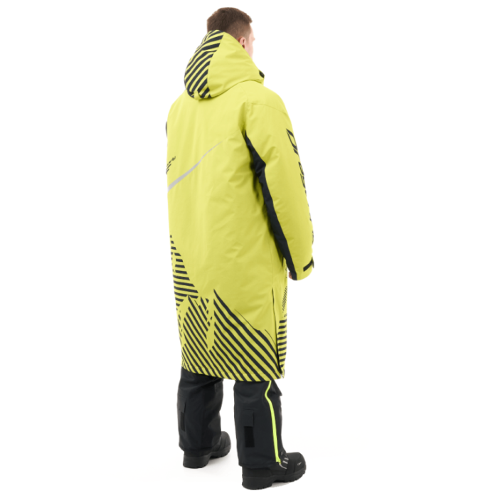 Плащ зимний Dragonfly RACE COAT Man Lime-Black 2025