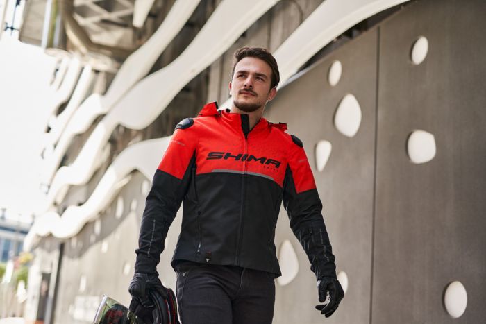 Мотокуртка текстильная Shima Drift Men Red